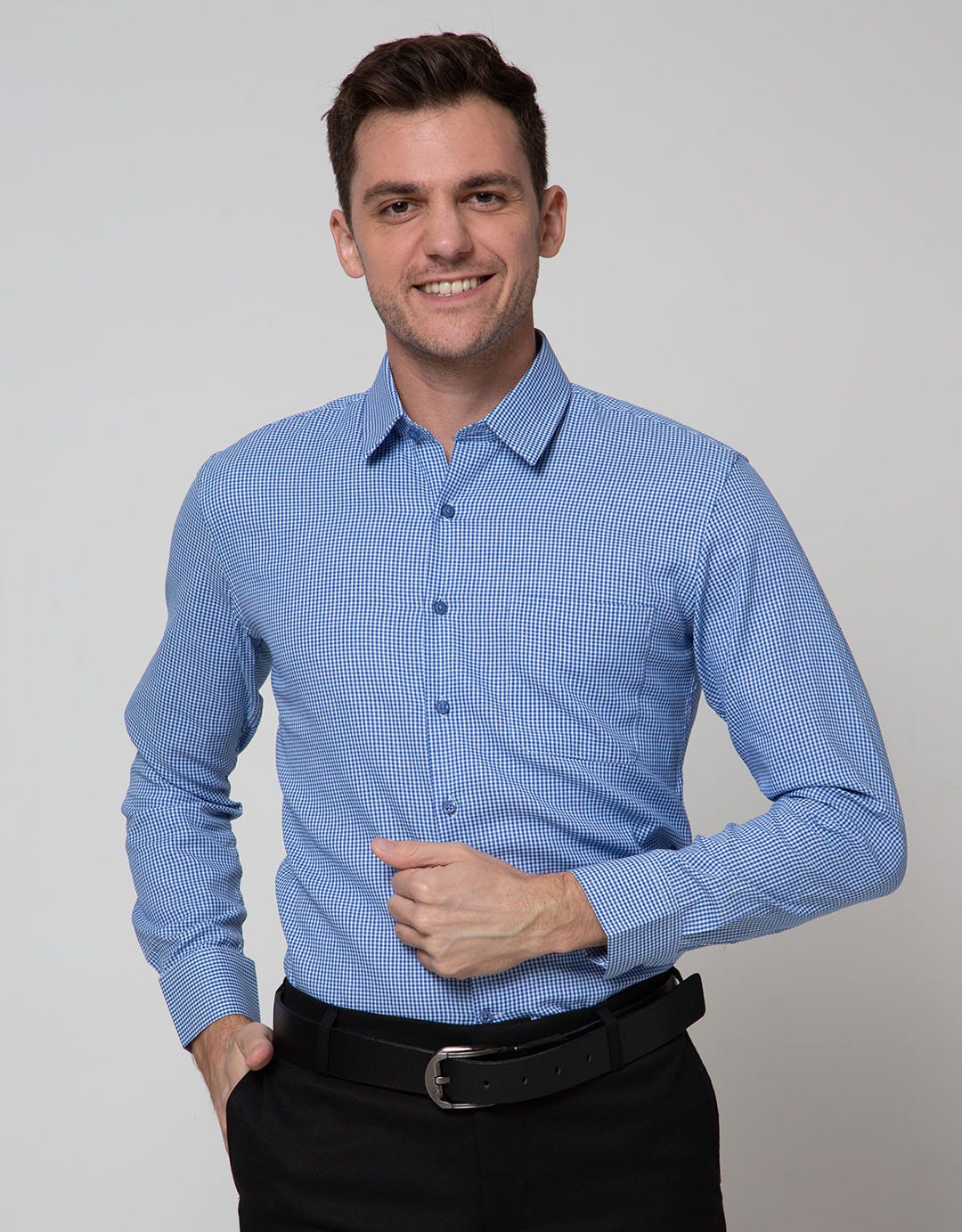Stanley Adams Checks Dets Men's Shirt
