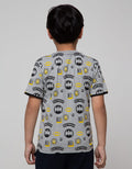 Character Short Sleeve T-Shirt Batman Grafiti Logo