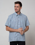 Stanley Adams Short Sleeve Shirt Full Print Regular