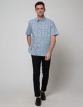 Stanley Adams Short Sleeve Shirt Full Print Regular