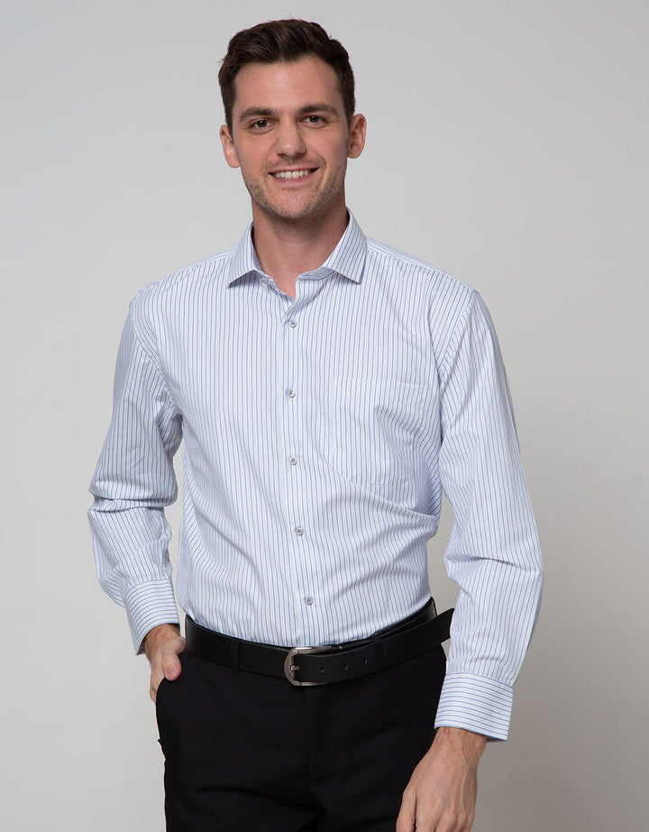 Stanley Adams Long Sleeve Shirt Stripe Regular