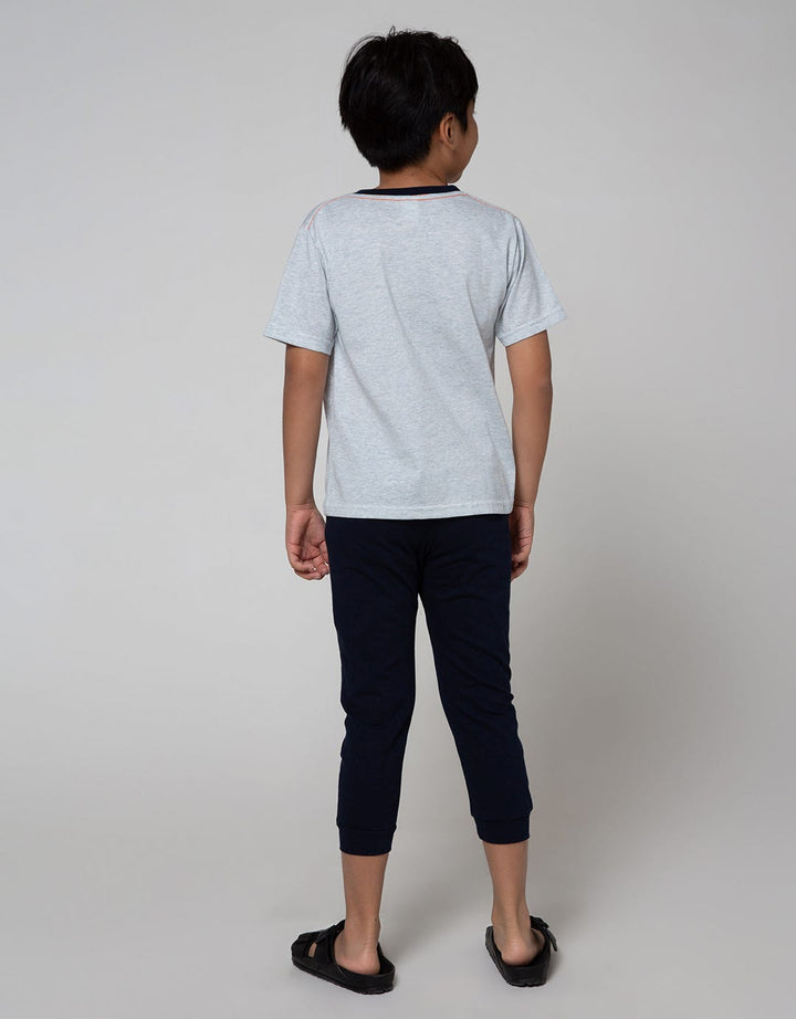 Little M Top Bottom Set Reg T-Shirt Jogger Dino