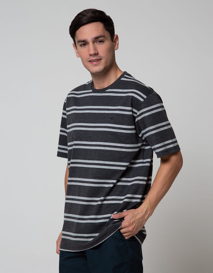 Cole Short Sleeve T-Shirt Stripe Interlock