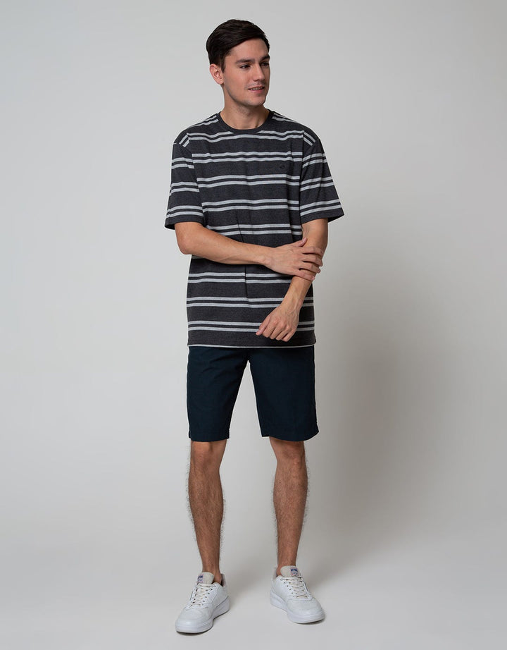 Cole Short Sleeve T-Shirt Stripe Interlock