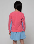 Little M Long Sleeve Midi Dress Drecut N Sewn Ruffle Bear
