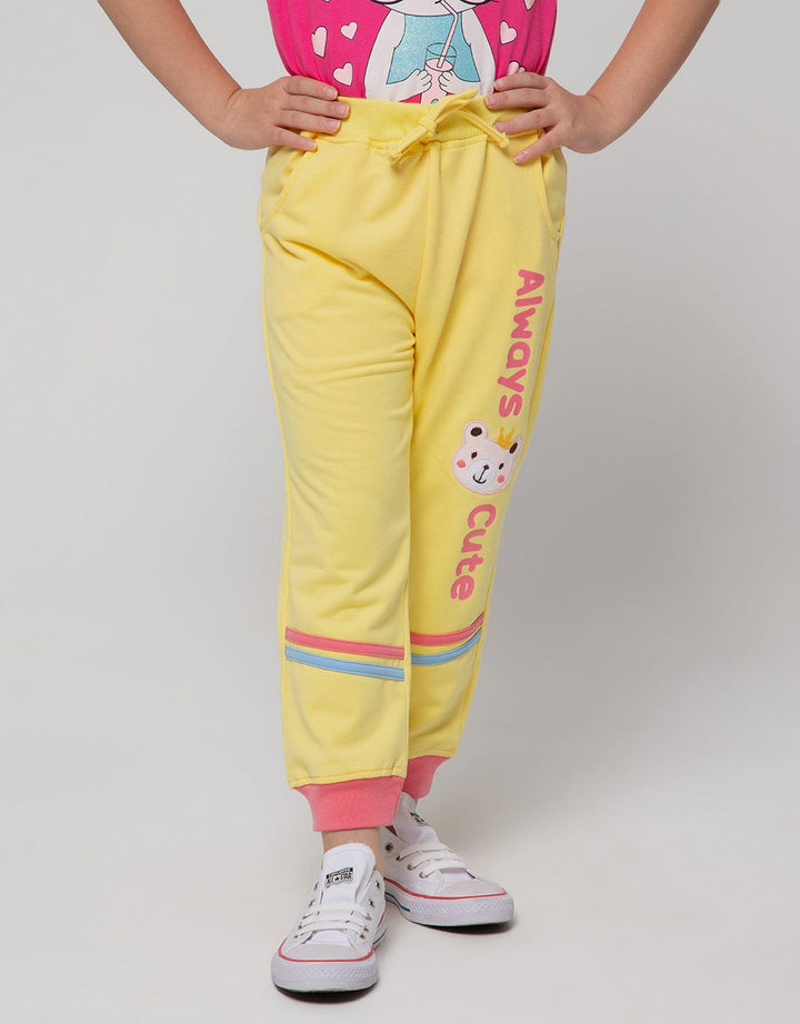 Little M Jogger Knit Bordir Bear
