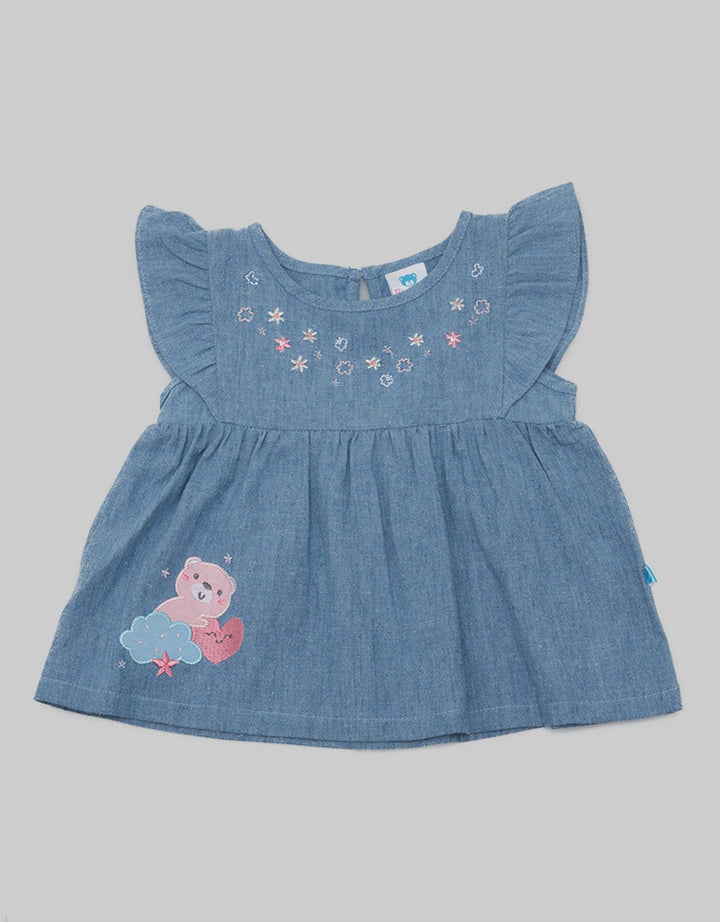 Pipiniko Short Sleeve T-Shirt Chambray