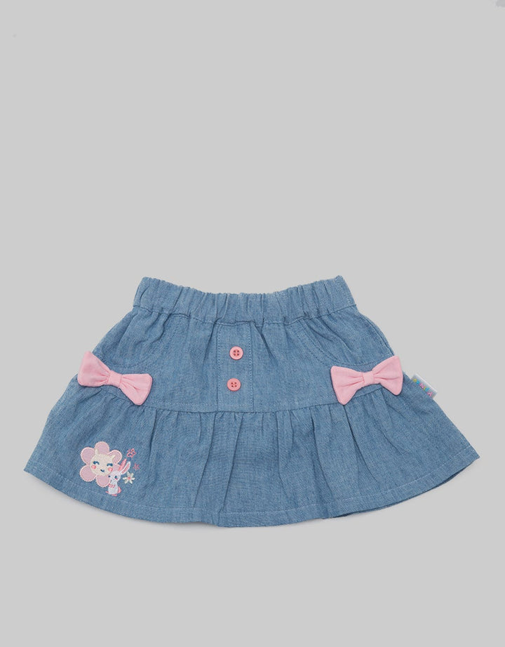 Pipiniko Midi Skirt Chambray