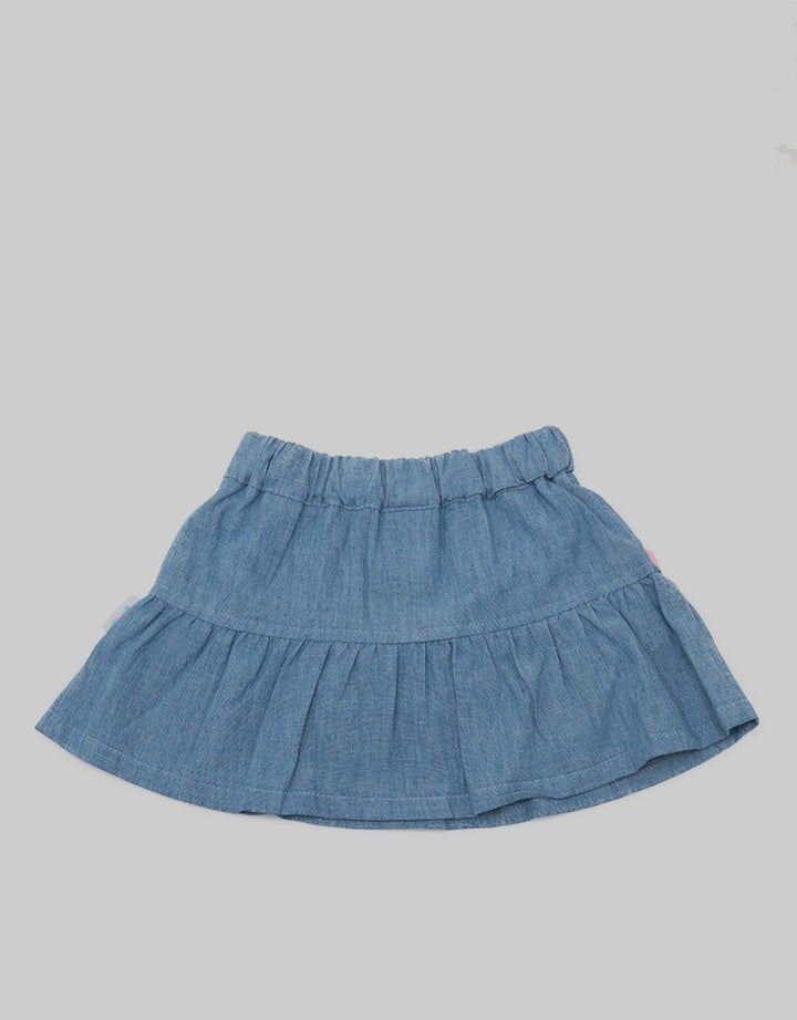 Pipiniko Midi Skirt Chambray