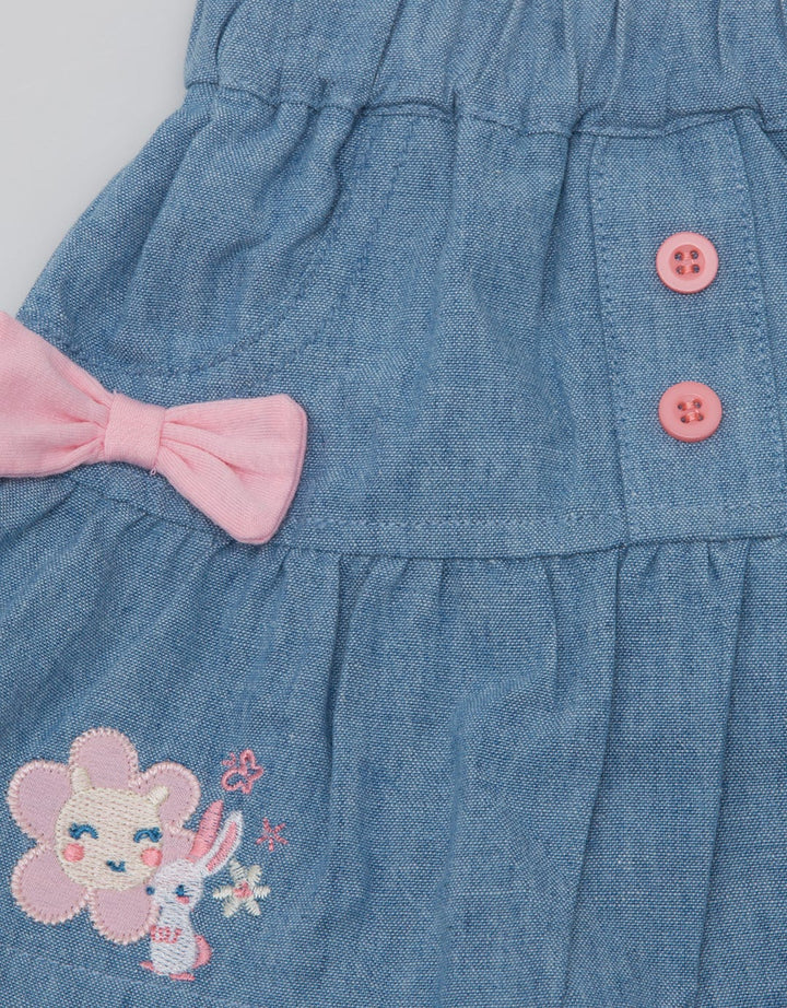 Pipiniko Midi Skirt Chambray