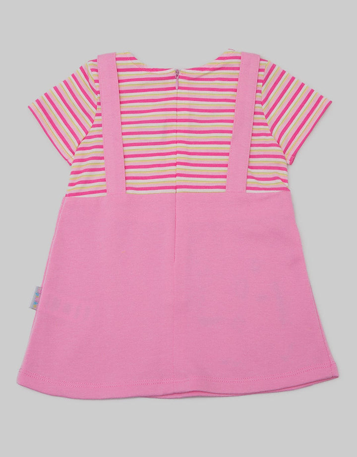 Pipiniko Short Sleeve Midi Dress Overall Unicorn