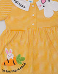 Pipiniko Short Sleeve Midi Dress Yarndye Bunny