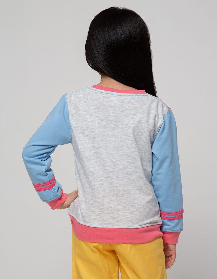 Little M Sweatshirt Raglan Bunny Aplikasi