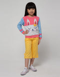Little M Sweatshirt Raglan Bunny Aplikasi