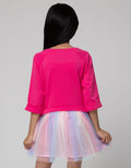 Disney Tulle Rainbow Dress Anak Perempuan