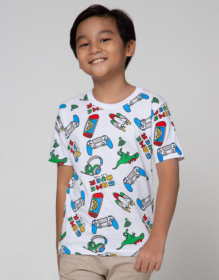 Little M Short Sleeve T-Shirt Multipack 3 Pack Game