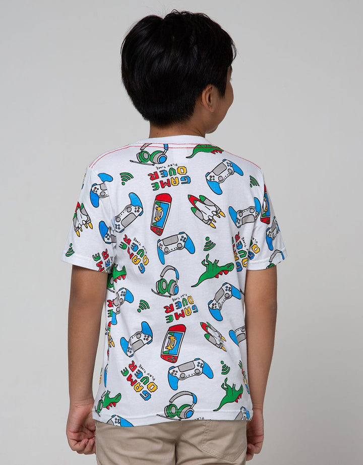 Little M Short Sleeve T-Shirt Multipack 3 Pack Game