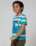 Little M Short Sleeve T-Shirt Tie Dyed Trex