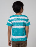 Little M Short Sleeve T-Shirt Tie Dyed Trex