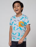 Little M Short Sleeve T-Shirt Print Alligator