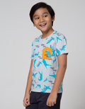 Little M Short Sleeve T-Shirt Print Alligator