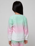 Little M Sweatshirt Ombre Unicorn Fantasy Land Aplikasi Tas