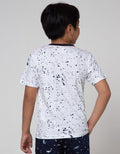 Little M Short Sleeve T-Shirt Henley Fp Splash