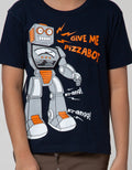 Little M Short Sleeve T-Shirt Robot Aplikasi