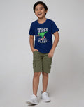 Little M Short Pants Woven Karet Sablon