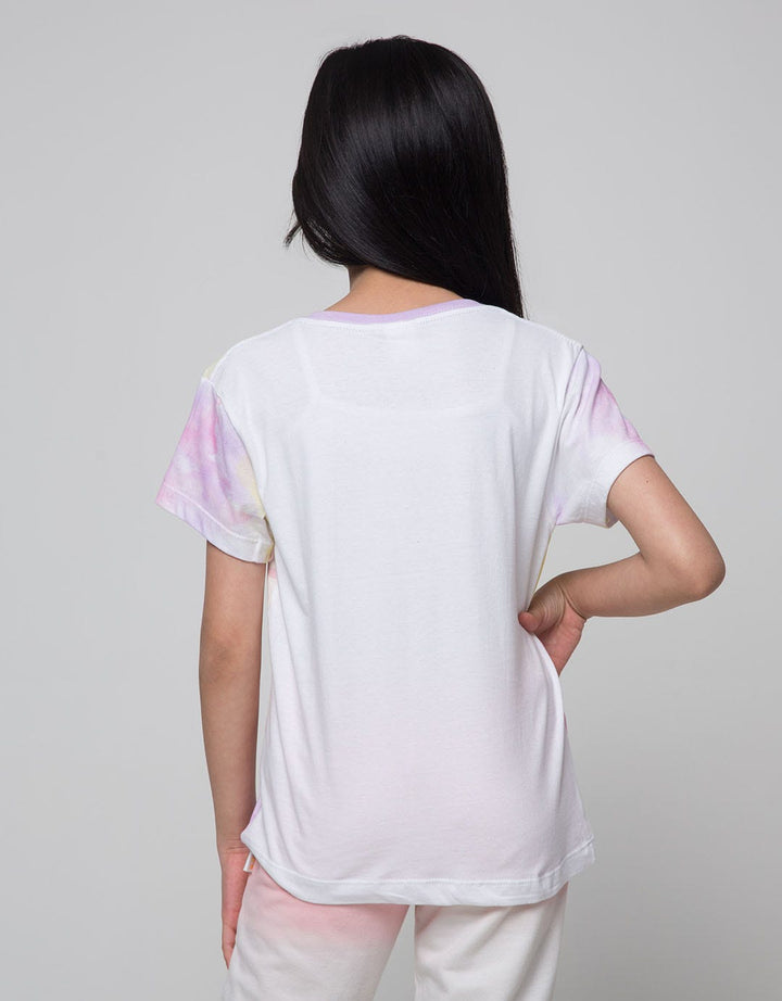 Little M T-Shirt Ki Tie Dye Best Sister