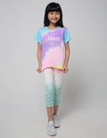 Little M T-Shirt Ki Tie Dye Little Queen