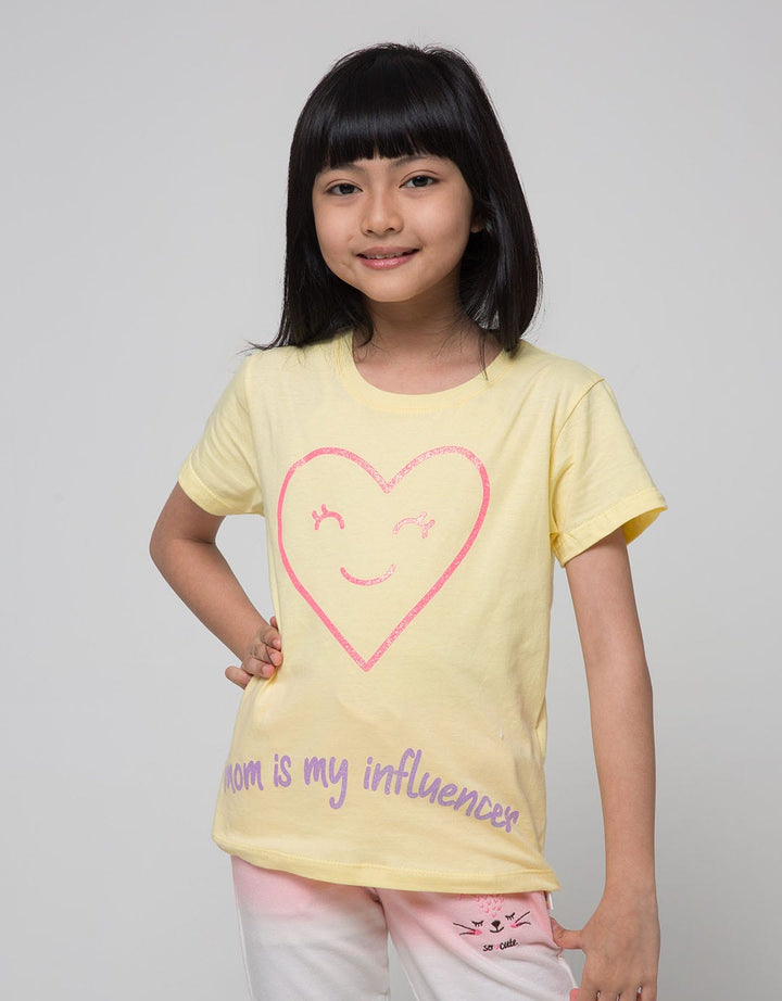 Little M T-Shirt Ki Word Mom Is My Influencer