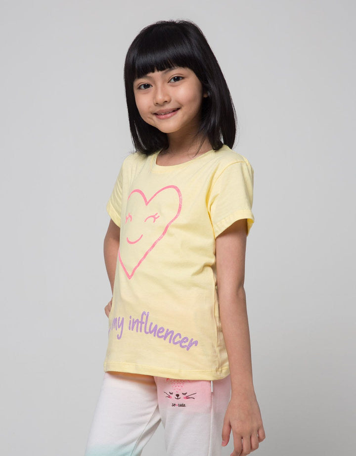 Little M T-Shirt Ki Word Mom Is My Influencer