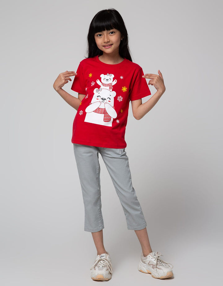 Little M Denim Long Pants Jegging Woven Bordir