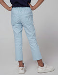 Little M Denim Long Pants Jegging Woven Bordir Meow