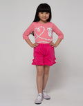 Little M Short Pants Knit Double Ruffle