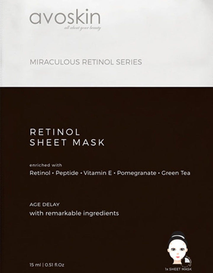 Avoskin Miraculous Retinol Sheet Mask 15Gr