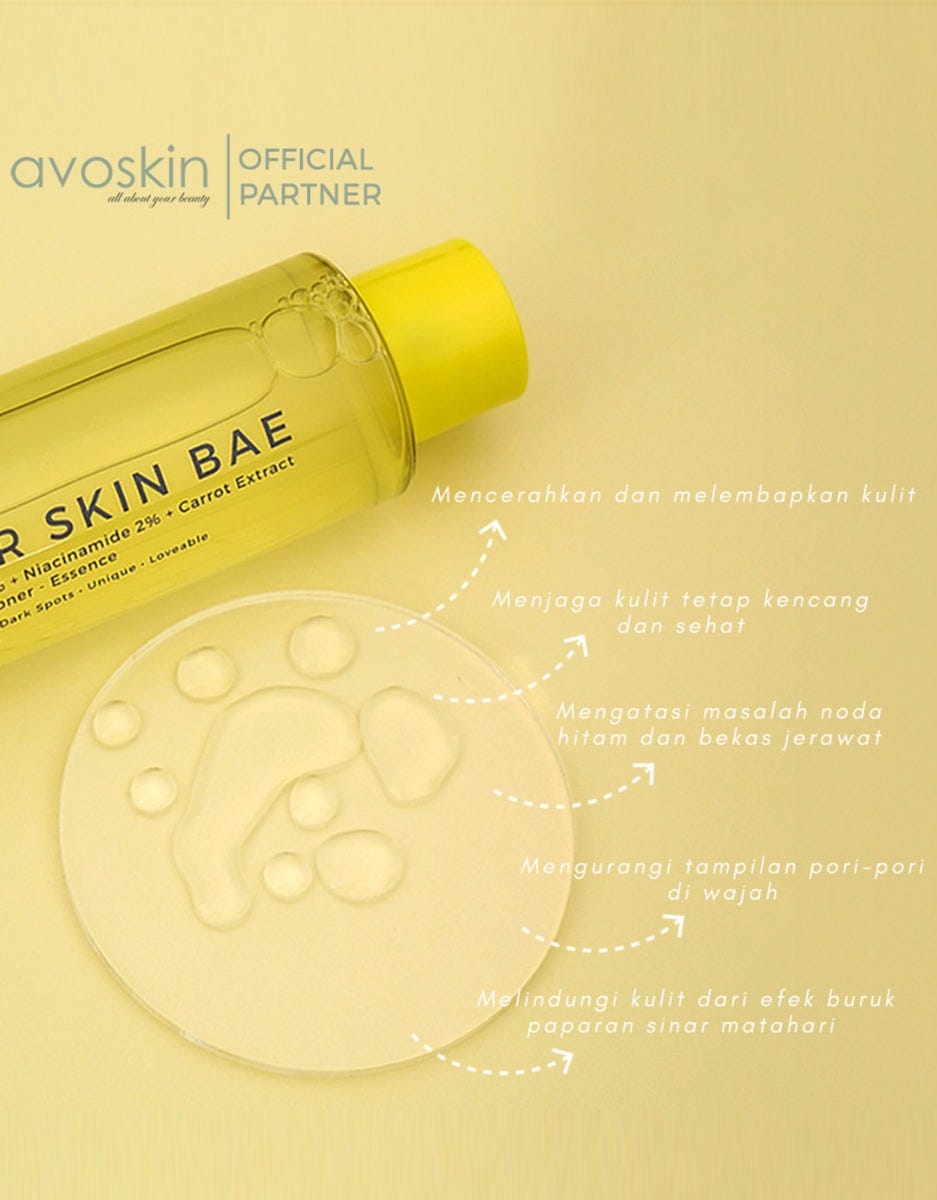Avoskin Your Skin Bae Series Toner Essence Vit C 2P Niacinamade 2P 100 Ml