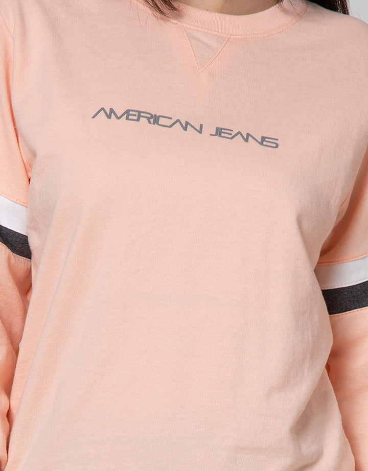 American Jeans Sweatshirt Arm Stripe