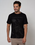T Zone Short Sleeve T-Shirt Print Outer Space Fly Me To The Moon