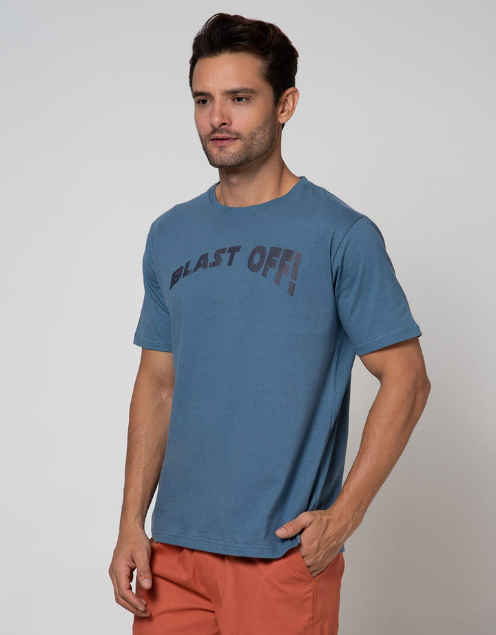 T Zone Short Sleeve T-Shirt Print Outer Space Blast Off