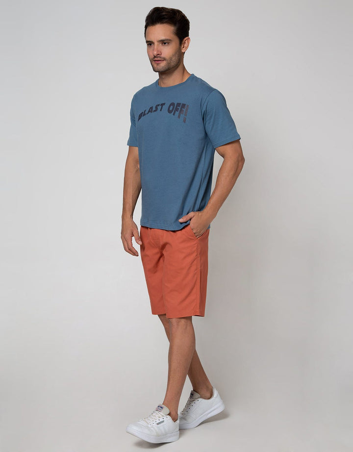 T Zone Short Sleeve T-Shirt Print Outer Space Blast Off