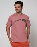 T Zone Short Sleeve T-Shirt Print Outer Space Blast Off