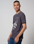 T Zone Short Sleeve T-Shirt Print Romance Flower Stay In Peace