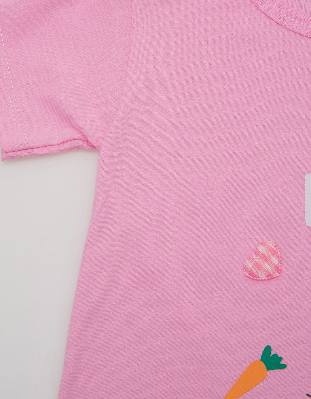 Pipiniko Short Sleeve T-Shirt Print Bunny Carrot