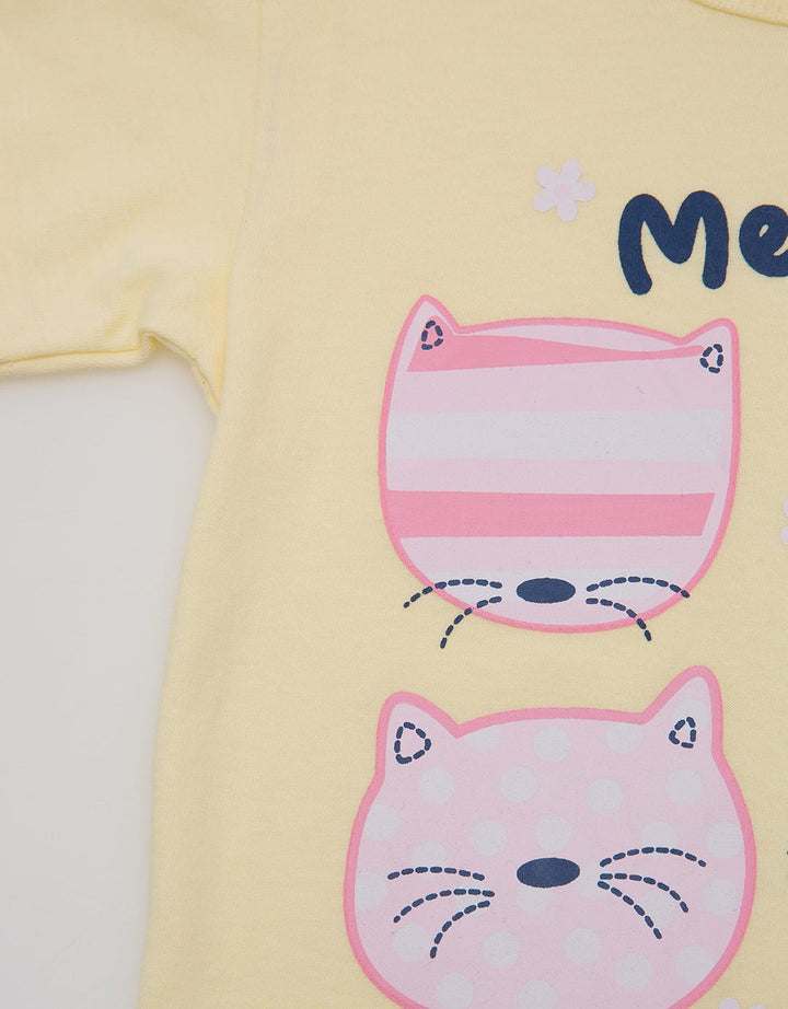Pipiniko Short Sleeve T-Shirt Print Cat