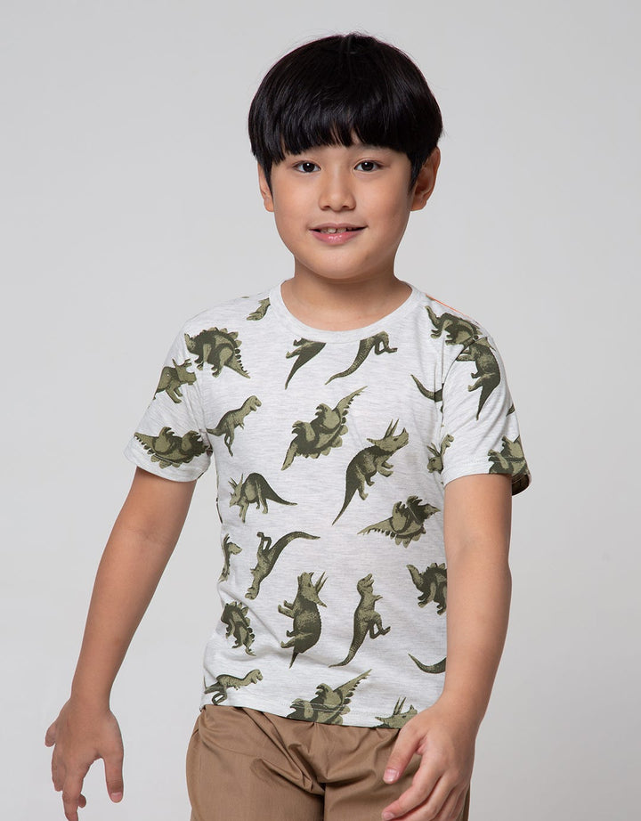 Little M Short Sleeve T-Shirt Dino F