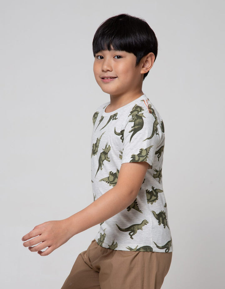 Little M Short Sleeve T-Shirt Dino F