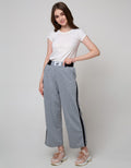 American Jeans Long Pants Palazzo With Pacth On Waist