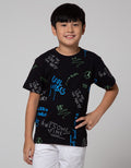 Nevada Grafitti Print Kaos Anak Laki-laki
